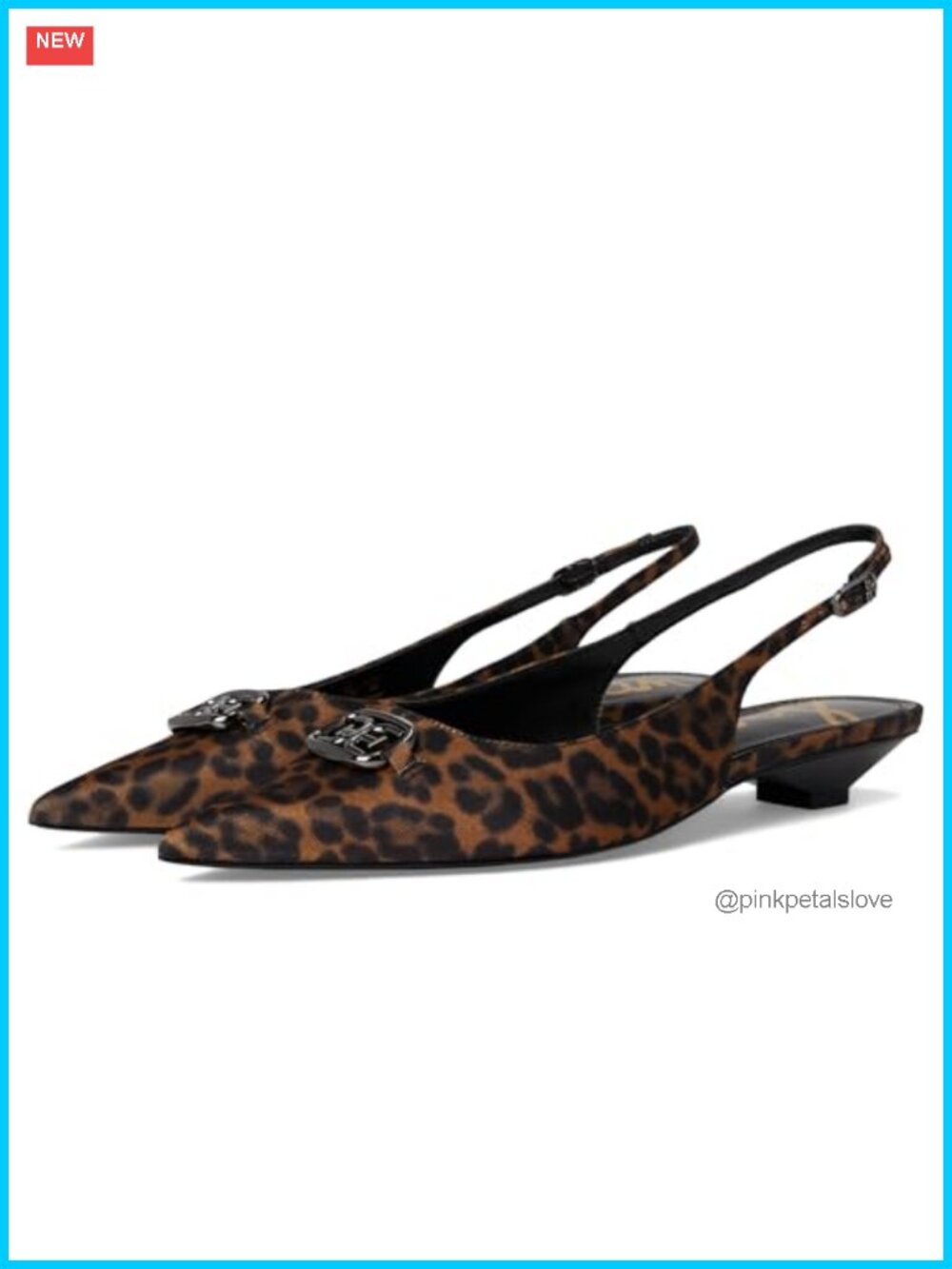 Sam Edelman Aggie Slingback Kitten Heel Pointed Toe Pump